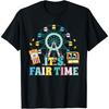 Fair Time Funny State Fair Ferris Wheel And Good Dessert T-Shirt