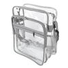 Clr Shoulder Bag Fashion Lightweight Large Capacity PVC Transparent Shoulder Bag for Travel Concerts Sports Events