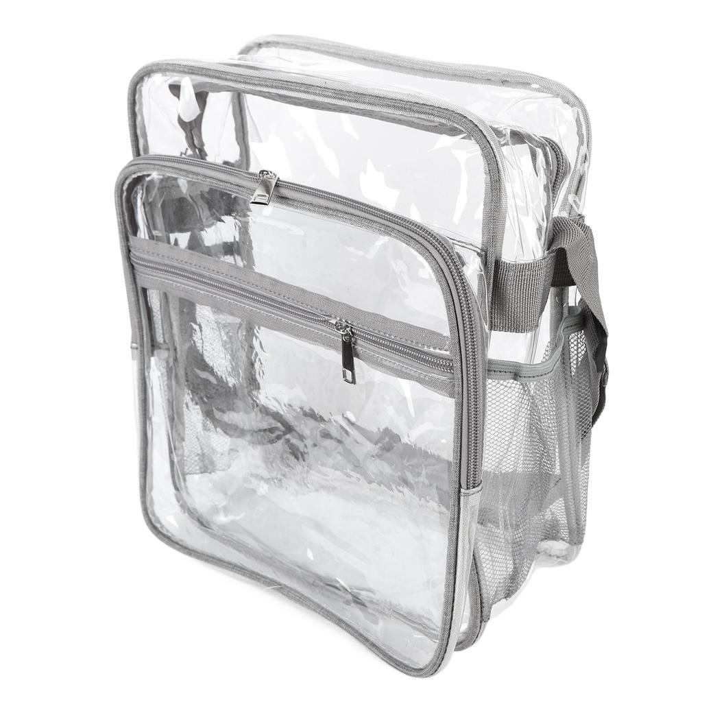 Clr Shoulder Bag Fashion Lightweight Large Capacity PVC Transparent Shoulder Bag for Travel Concerts Sports Events