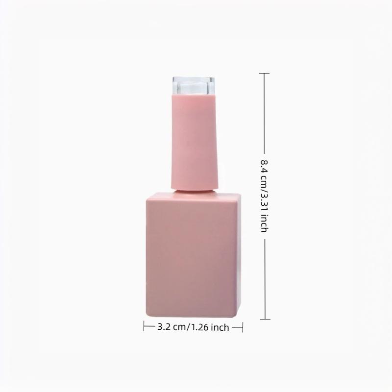 1Pcs Empty Nail Gel Bottles 10Ml 15Ml Colorful Nail Polish Bottles With Brush Beauty Nail Oil Bottle Cosmetic Containers
