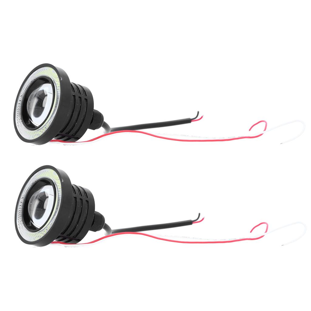 30W 2,5in Nebelscheinwerfer vorne IP65 Wasserdicht 1200LM LED Universell Weißes Licht Äußerer Ring 12V