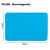 Magnetic Silicone Repair Pad with Screw Position Insulation for Phone Tablet Motherboard Soldering Station Work Hot Air Gun Pad
