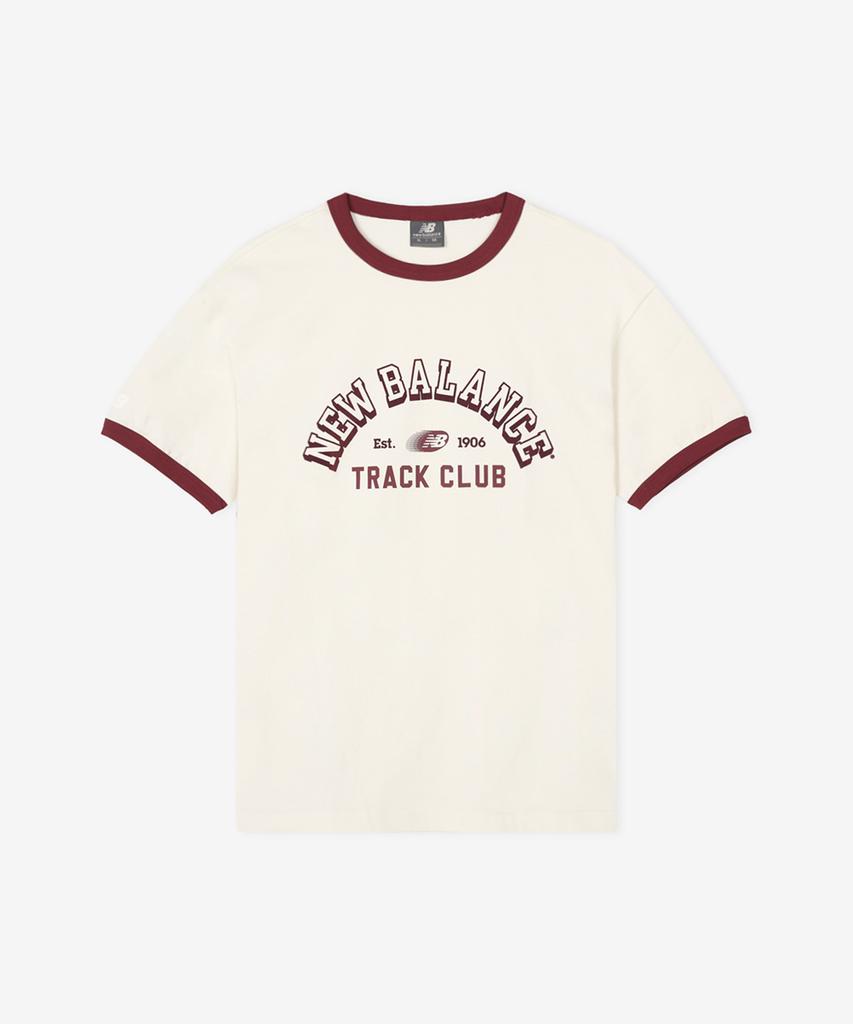 Nyuballanseu Nbneg21573 / Uni Track Club Ringer Tee (Cream)