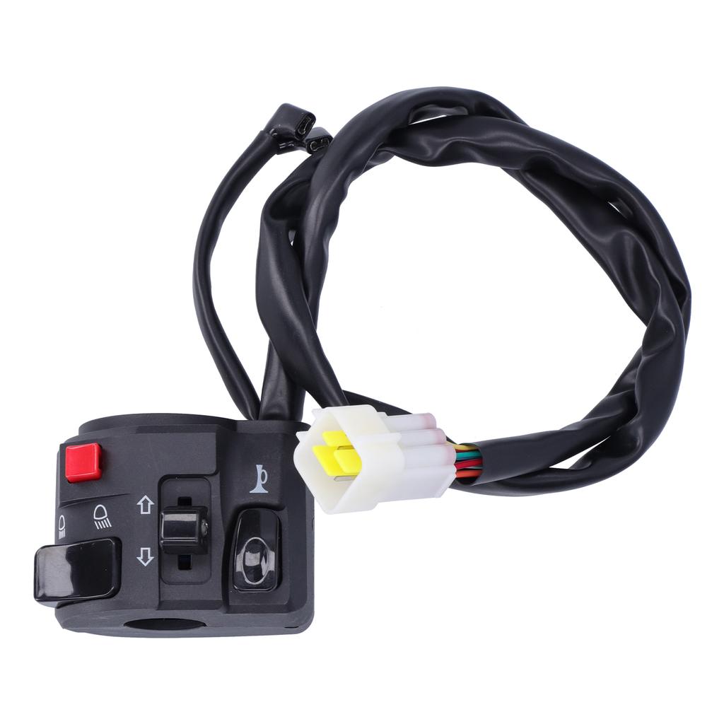 7 8in Motorcycle Handlebar Switch Horn Button Headlight Turn Signal Fog Lamp Controller