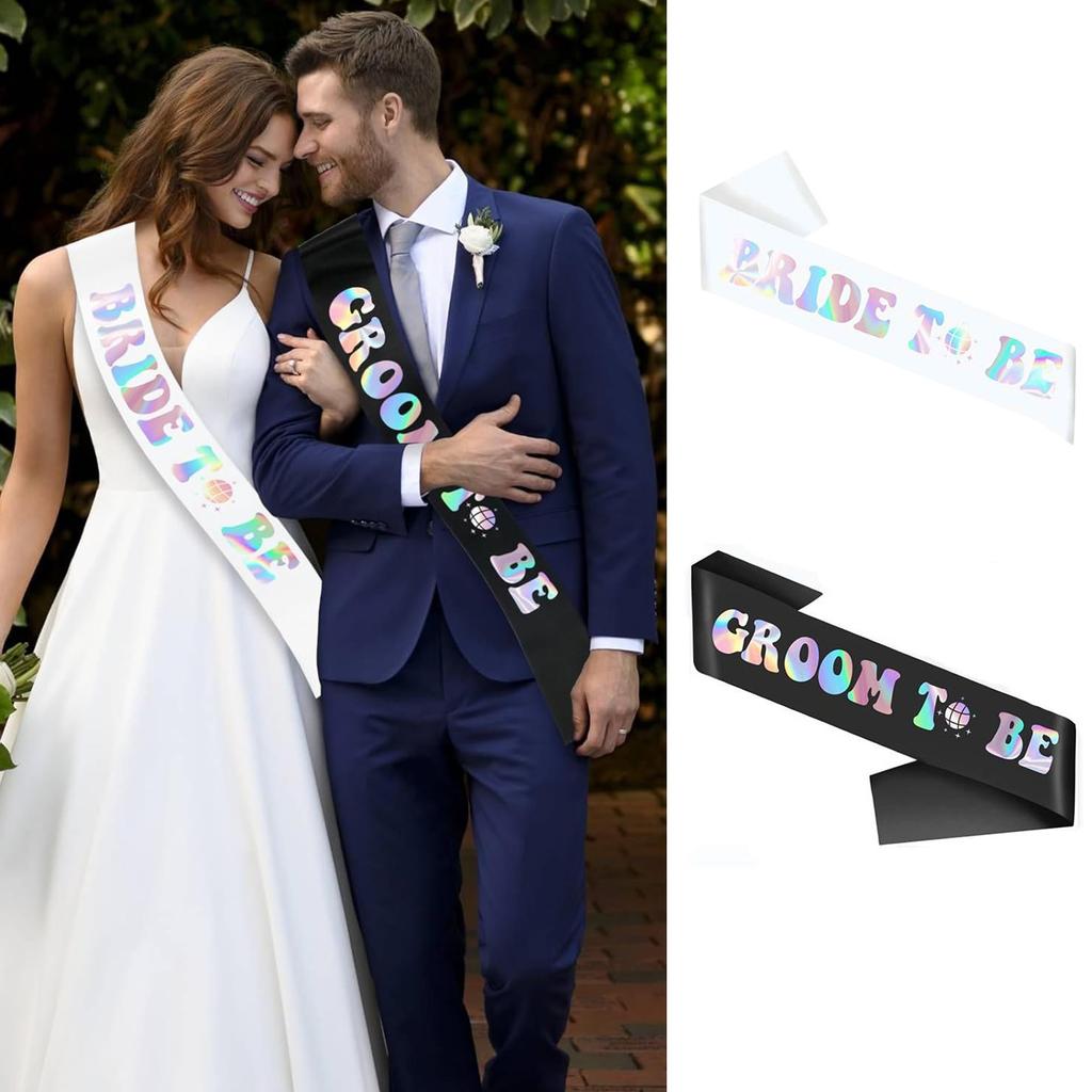 Bridal Sash for Bachelorette Party Decorations Bride To Be Gift Bridal Shower Wedding Bride To Be Sash Photo Props