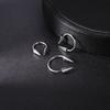 ZS 16G Anello Septum a Cono Acciaio Inossidabile Ferro di Cavallo Piercing Naso Spina Anelli Labbra Colore Nero Trago Helix Orecchino Gioielli per il Corpo