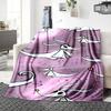 Spooky Creatures Dance Blanket Soft Throw Blanket For Home Bedroom Bed Sofa Travel Office Solid Christmas Blanket