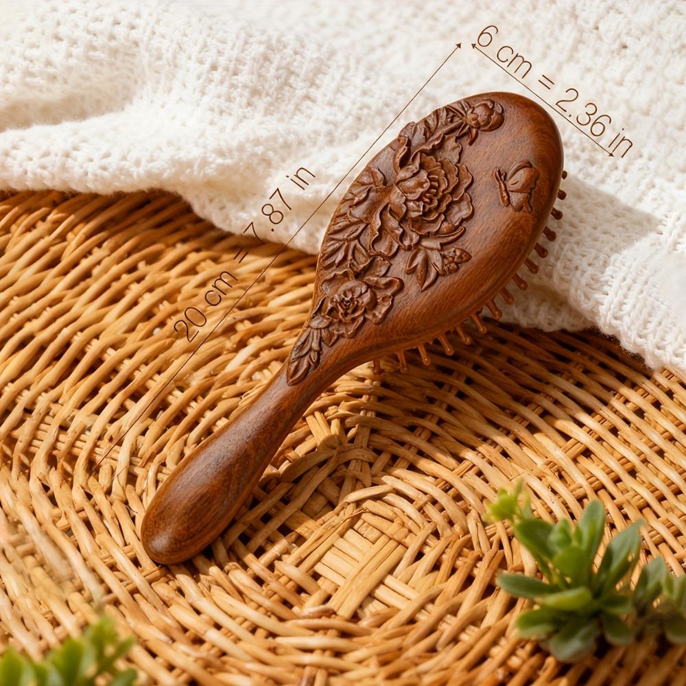 Airbag Massage Comb Meridian Comb Hair Care Sandalwood Comb Portable Anti Static Relieve Scalp Hair Styling Accessories