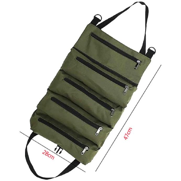 Multi-Purpose Tool Bag High Quality Professional Multi Pocket Hardware Tools Pouch Roll UP Portable Small Tools Organizer Bag