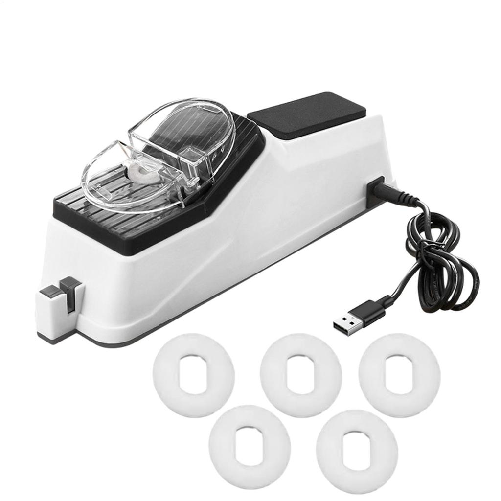 Automatyczne ostrzałki do noży USB akumulatorowe ostrzałki profesjonalne narzędzie do szybkiego ostrzenia noży kuchennych narzędzie drobne ostrze szlifierskie