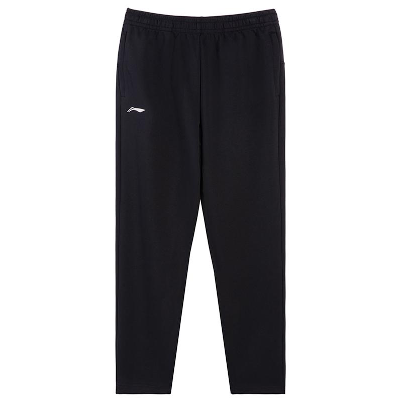 

Li-Ning Повседневные Простые Модные Универсальные Брюки для Поездок Прямые Широкие Брюки со Средней Посадкой Удобные Трикотажные Спортивные Штаны Унисекс AKLVD71-1 L