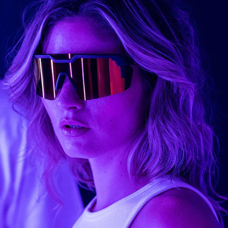 HEAT WAVE UV400 Radbrille - Hochwertige echte Linse für Outdoor-Sportarten