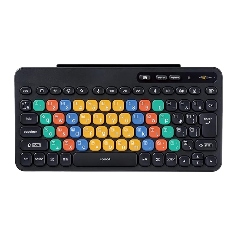 

ELECOM wireless keyboard Bluetooth for children computer learning programming KEY PALETTO key palette Osaka Electro-Communication University