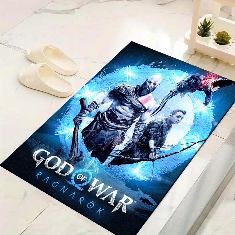 God of War Carpet Rug for Living Room Bedroom Home Sofa Decoration,Kids play Non-slip Floor Mat