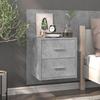 VidaXL Wall-mounted Bedside Table Concrete Grey 810997