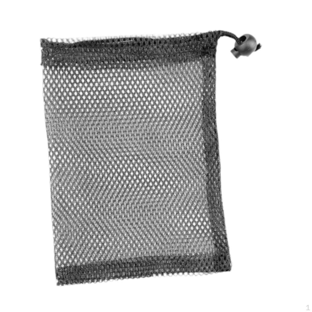 Compact Drawstring Net Bag for Storage And Organization