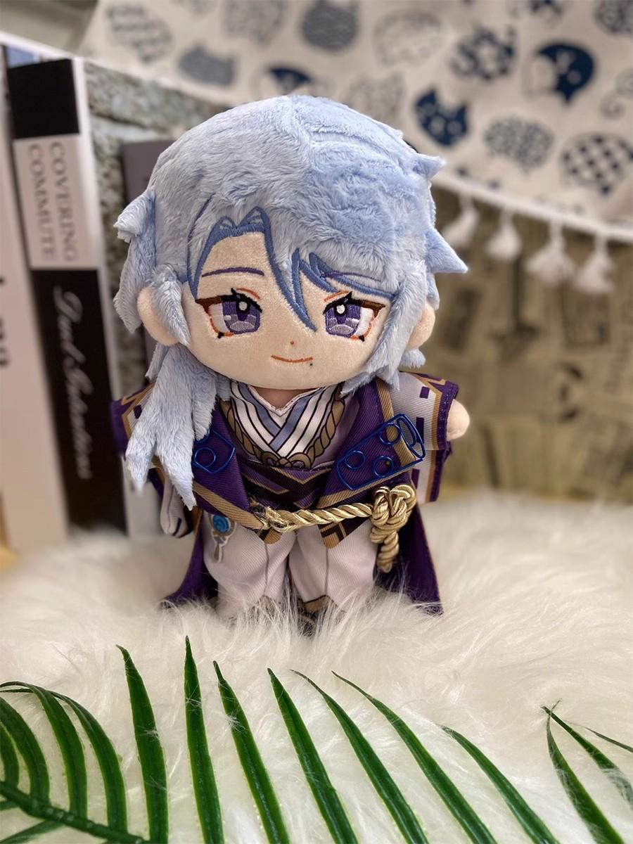 Dottore 20cm Plüss Dottore Genshin Impact Plüss Báb Anime Játékok Plüss Játék Ajándék Öltöztethető Báb Ruhák Ruházat 20cm