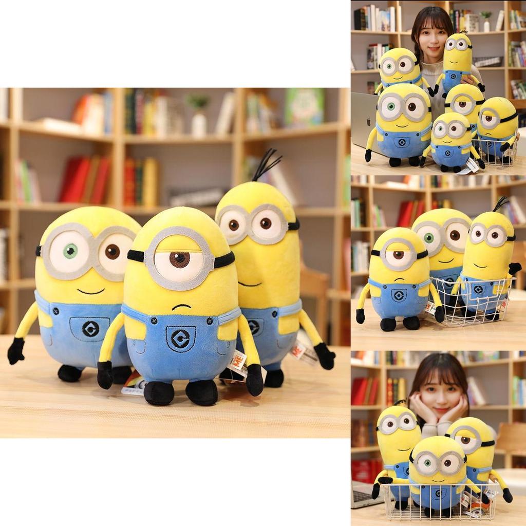 Ich – Einfach unverbesserlich Minions Kevin Stuart Bob Plüschtier Weich und zum Kuscheln Kindergeschenk