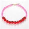 Exaggerated 3D Fruit Beaded Necklace Colorful Dopamine Jewelry  Music Festival