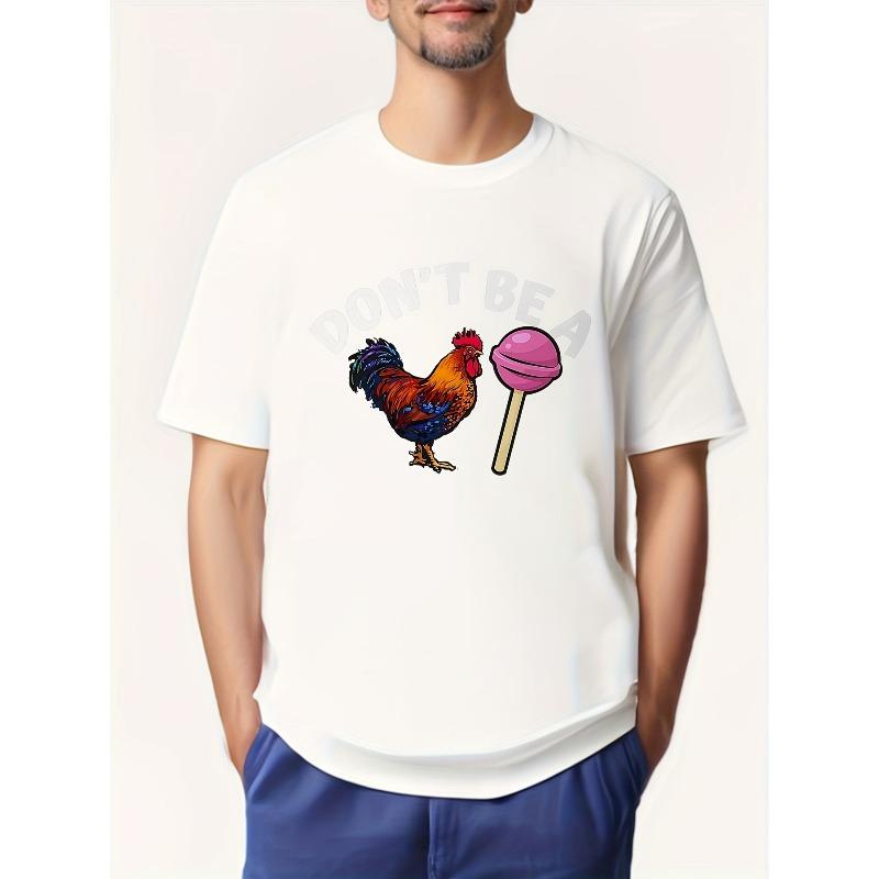 

European sizes Design Street Trending Style Casual Tee Men S Round Neck Short Sleeves T-shirt 4XL білий