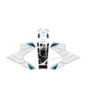 For CFMoto 700MT ADV 2025 MT700 Adventure Tank Pad Combination Kit Motorcycle Accessories 3D Epoxy Sticker Protection