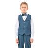 LOLANTA Boys' Formal and Casual Suit, Cotton-Linen 4-Piece Set with Long Sleeves, Perfect for Shichi-Go-San, Piano Recitals, Concerts, Weddings, Birth