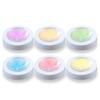Herbarium Display Light LED Coaster Figurine Light-Up Rainbow Stand Base Battery Operated LED (6 Pieces)