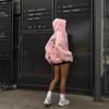 Damen Kapuzenjacke mit Rückendruck, Europäischer & Amerikanischer Stil, Grenzüberschreitend: Herbstmode, Lockere Passform, Süß & Würzig