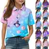 Dziecięce codzienne casualowe koszulki z krótkim rękawem z nadrukiem T-shirty Koszule