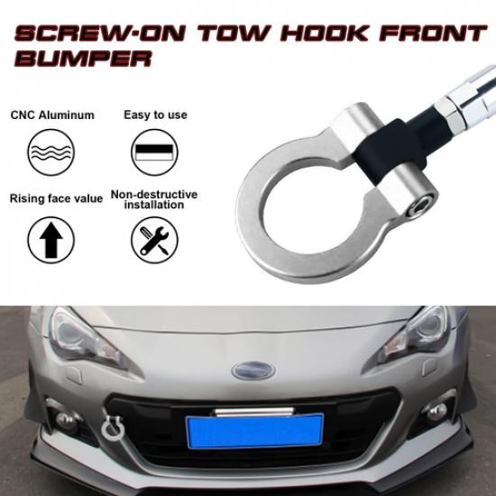 JDM Track Racing Tow Hook Trailer For 2013-2022 Subaru WRX STI BRZ Impreza