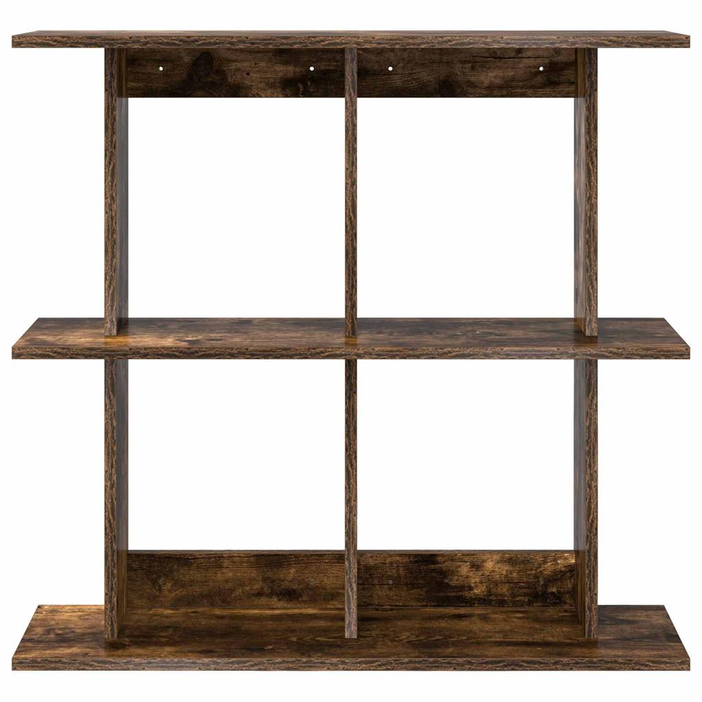 Wall Shelf Wall Mount Brown 80 x 20 x 75 cm Engineered Wood