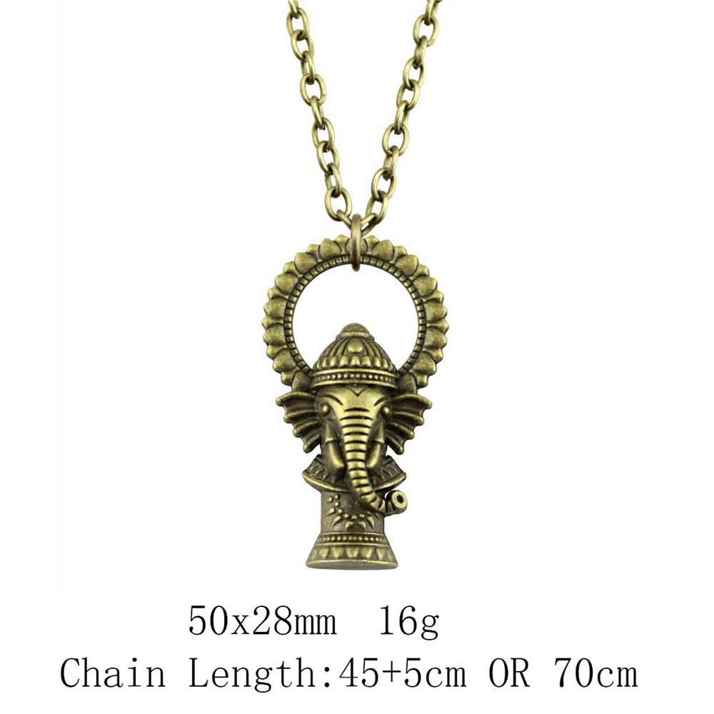 Cadouri pentru femei Noutăți în coliere Colier cu lanț lung cu elefant de 45 cm sau 70 cm Lucruri ieftine