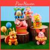 Piglet Pooh Bear Tigger Eeyore Honey Cake Character Food Series Ornament Model