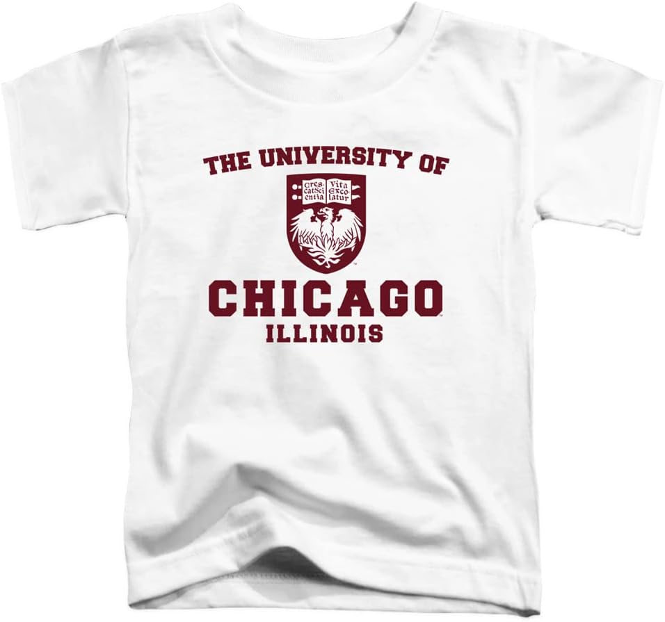 University of Chicago Official Circle Logo Unisex Toddler T Shirt S разноцветный