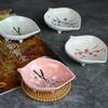 Japanese Underglaze Ceramic Dipping Sauce Dish Set