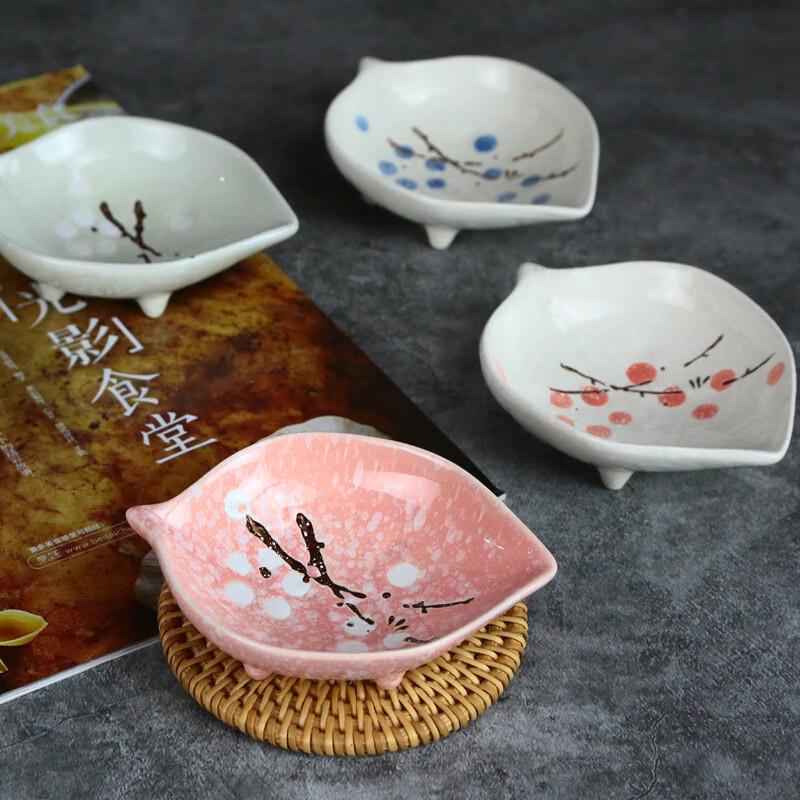 Japanese Underglaze Ceramic Dipping Sauce Dish Set