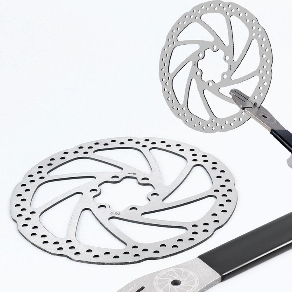 Bike Bicycle Disc Brake Rotor Alignment Truing Tools Mountain Bicycle Disc Flattening Correction Wrench Stainless Steel Tool