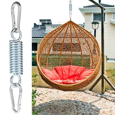 Hanging Chair Lounger Swing Spring Hammock Hangers Suspension Hook Steel Swing Spring Hanging Chairs Spring  Hammock Hangers