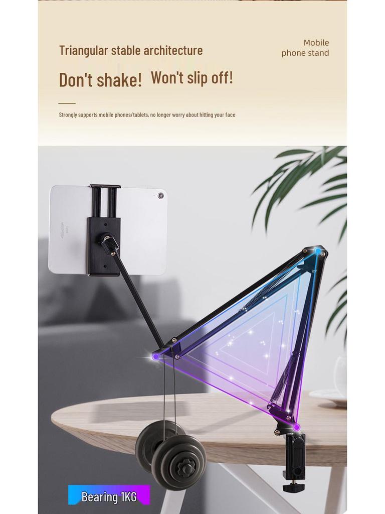 Large Mechanical Arm Phone & Tablet Holder for Bedside or Desktop – Perfect for Streaming & Watching Dramas