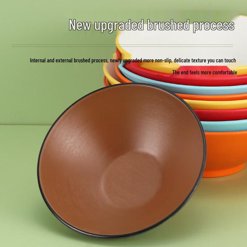 Robuste zweifarbige Melamin-Nudelschale