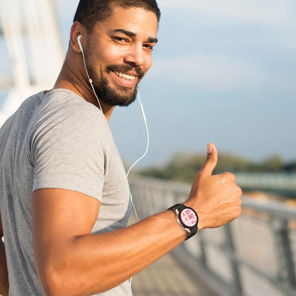 Řemínek pro Samsung Galaxy Watch 7 FE 44mm 40mm 4 6 Classic 5 Pro 45mm silikonový sportovní náramek na zápěstí Correa Galaxy Watch 7 Band