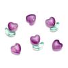 20Pcs/Lot 12*12.3mm Small Flowers Heart Leaves Glass Loose Beads for Jewelry Making Handmade DIY Bracelet Necklace Accessories