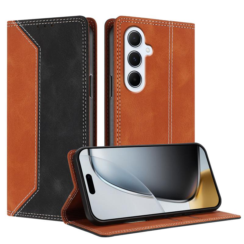 Magnetic Flip Leather Phone Case For Samsung Galaxy A17 5G A37 A57 A56 A36 A26 A16 A55 A35 A25 A15 A54 A34 A24 A14 A53 A33 A13 A52 Wallet Card Cover