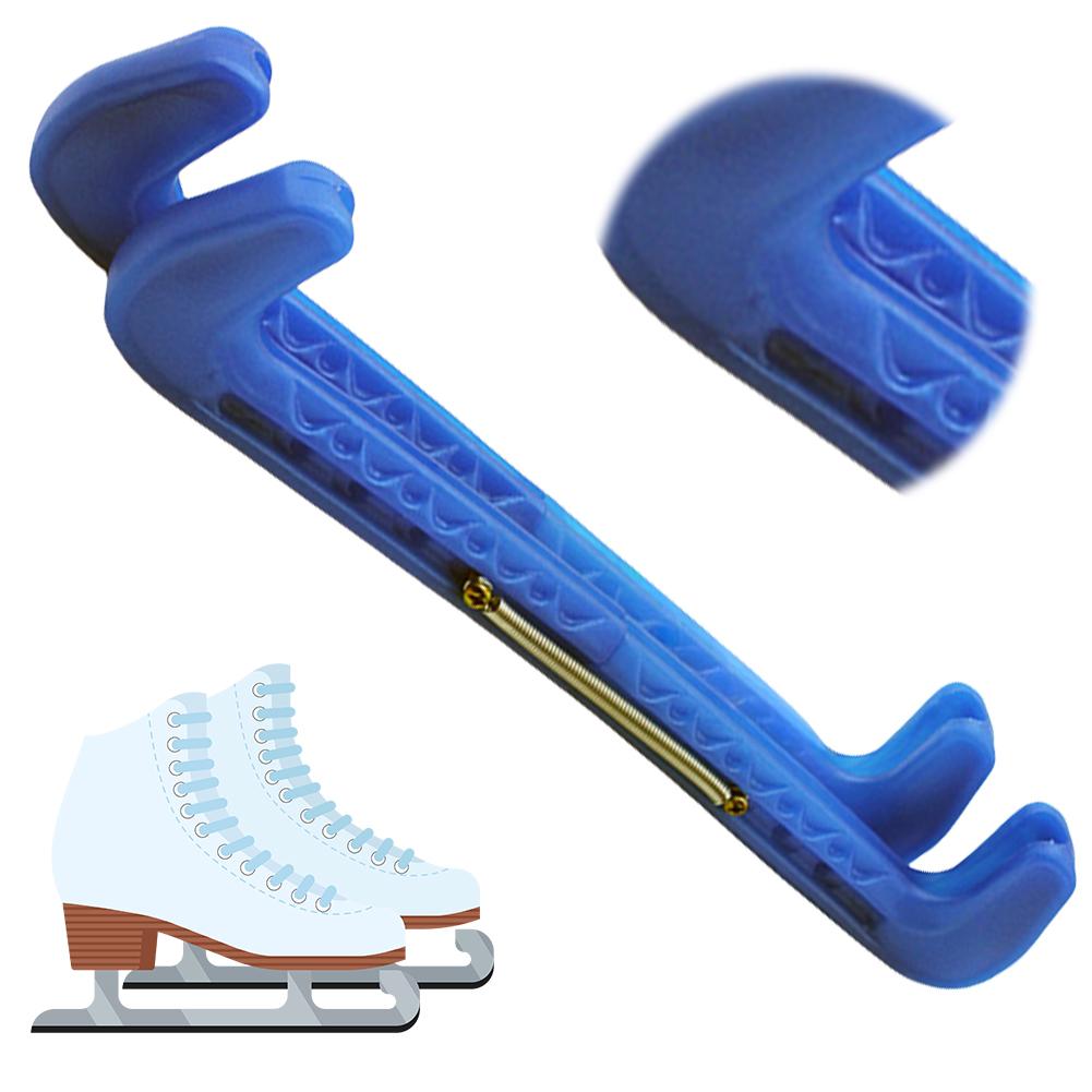 2 szt. Pokrowiec na ostrze łyżwy figurowej Ochraniacz na ostrze łyżwy Regulowany ochraniacz na ostrze do chodzenia na łyżwach Ochraniacz na ostrze łyżwy figurowej hokejowej
