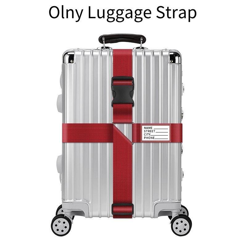 Durable Luggage Strap Cross Packing Belt Secure Travel Bag Protective Tightening Reinforcement Rope