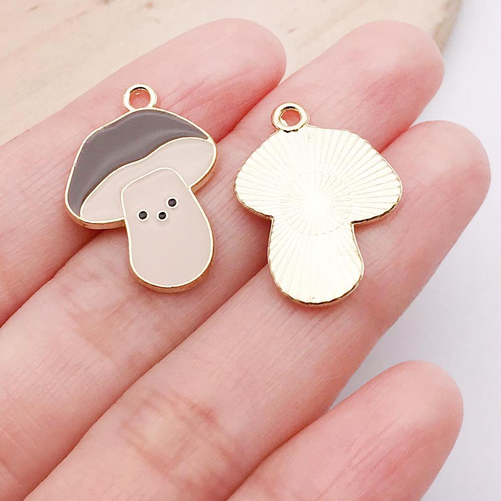 Mushroom House Oil Drop Pendant: 20 Styles for DIY Necklaces, Bracelets, Keychains & Jewelry Accessories