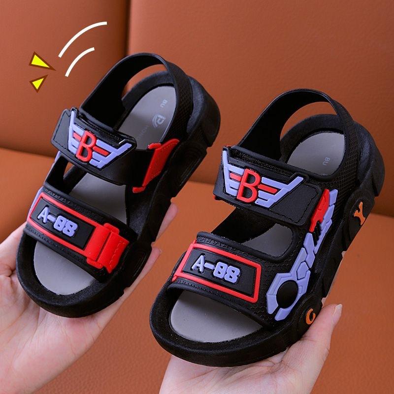 2025 Nové dětské ležérní sandály Letní chlapecké a dívčí obutí Protiskluzová měkká podrážka Studentská sada na nohy Plážová obuv