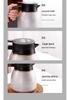 Titanium-Plated Stewing Pot with Large Capacity, 316 Stainless Steel Inner Pot, Ideal for Tea and Hot Water.