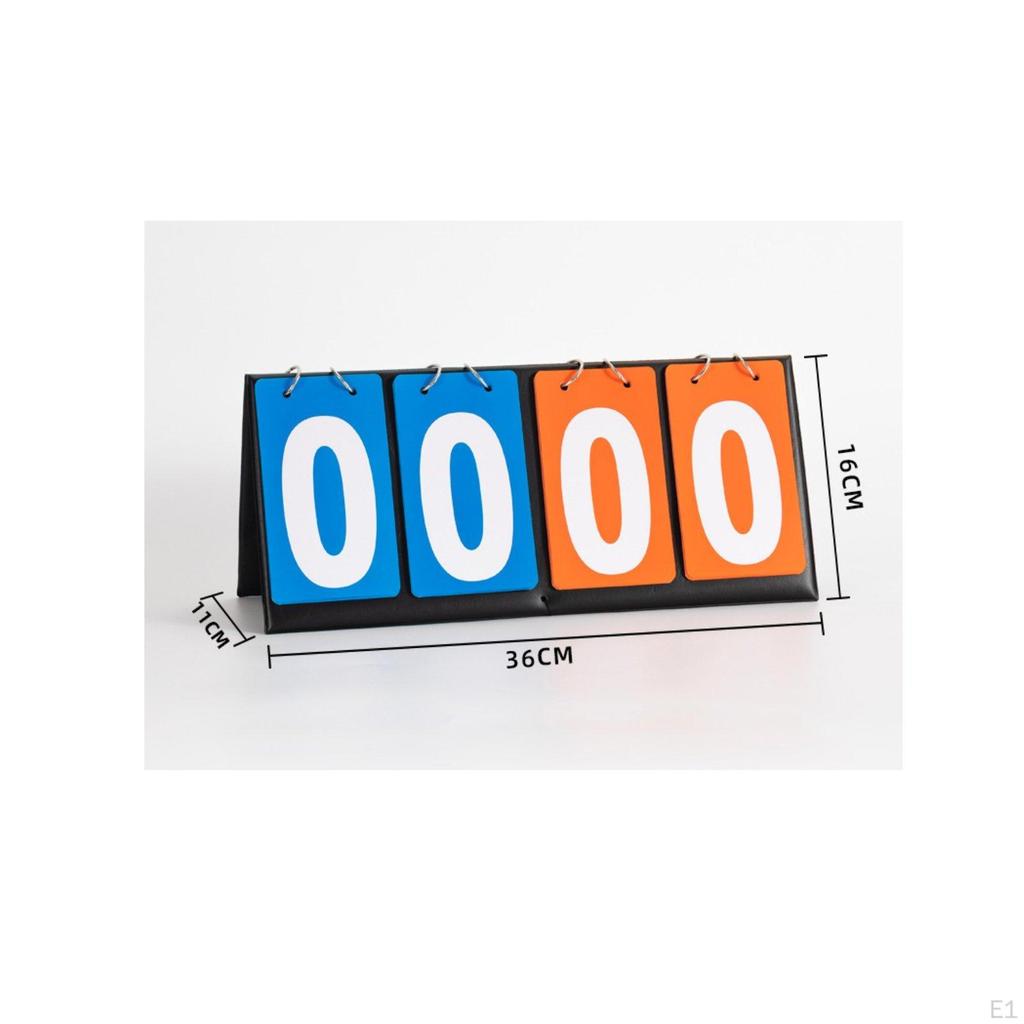 Flip Scoreboard 0099 Counting Sports Score Board VersatileSport Match Number for Coaches,