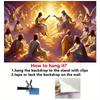 2D Flat 1 Color Background - Jesus Christ in the Clouds Teaching Angels